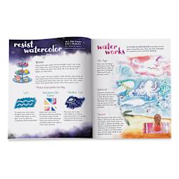Klutz Watercolor Wonders (resist watercolor page)