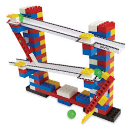 Klutz Lego Chain Reactions Kit (project example, regular LEGO bricks are not included with kit)