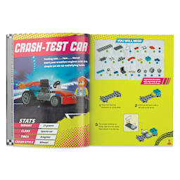 Klutz LEGO Race Cars Kit, crash-test car instructions