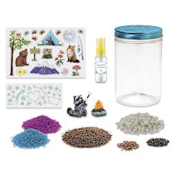 Creativity for Kids Grow N’ Glow Terrarium - contents