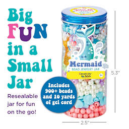 Mermaid Bead Jewelry Jar