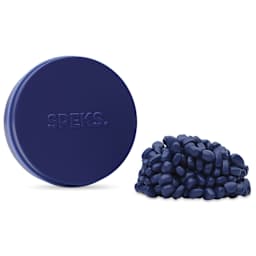 Speks Crags Magnetic Fidget Putty - Indigo, next to tin