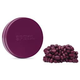 Speks Crags Magnetic Fidget Putty - Iris, next to tin