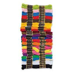 Janlynn Embroidery Floss Pack, Primary, Pkg of 36