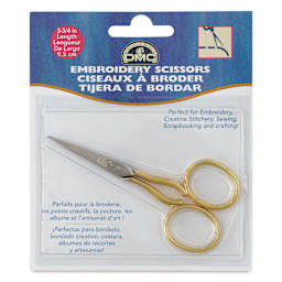 DMC Embroidery Scissors - 3-3/4" front of packaging