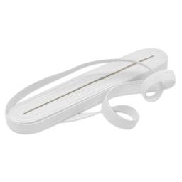 Dritz Braided Elastic - White, 3/8" X 6 yds