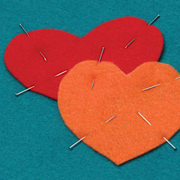 Dritz Dressmaker Pins - 1-1/4", Pkg of 200, pins in fabric