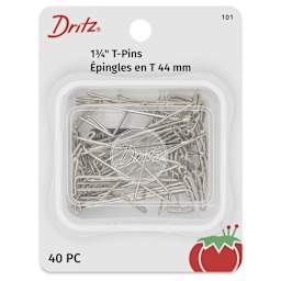 Dritz T-Pins - Pkg of 40, 1-3/4" - front of packaging