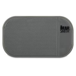 Beadsmith Sticky Bead Mat - Top view of small Gray mat

