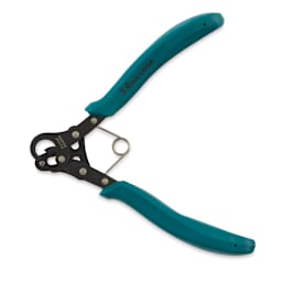 Beadsmith One Step Looper - Side view of Blue handled 3 mm Looper