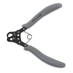 Beadsmith One Step Looper - Side view of Gray handled 1.5 mm Looper