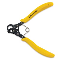 Beadsmith One Step Looper - Side view of Yellow handled 2.25 mm Looper