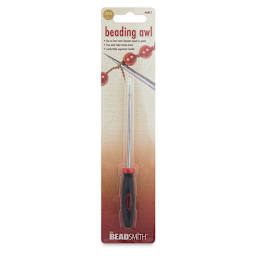 Beadsmith Metal Knotting Awl - Front of blister package
