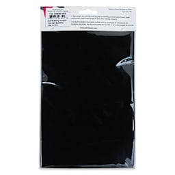 John Bead GoodFelt Beading Foundation - Black and White, 4 Sheets, 5" x 8" back of packaging