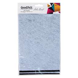 John Bead GoodFelt Beading Foundation - Black and White, 4 Sheets, 5" x 8" front of packaging
