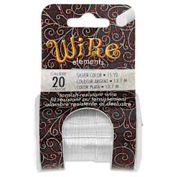 Beadsmith Wire Elements Tarnish-Resistant Wire - Silver, front of the packaging