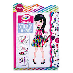 Fashion Angels Crayola Creations Sticker Lookbook