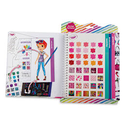Fashion Angels Crayola Creations Sticker Lookbook