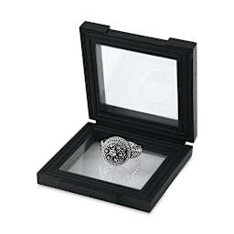 John Bead Jewelry Display Box - Black, 2-3/4" x 2-3/4"