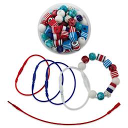 Pepperell Silkies Bead Set - Components of Free Spirit Tin