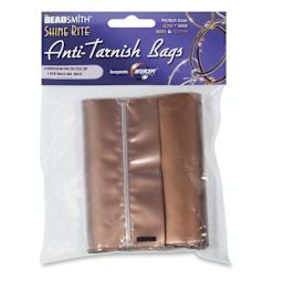Beadsmith Anti-Tarnish Bags - 4" x 6" size, front of package