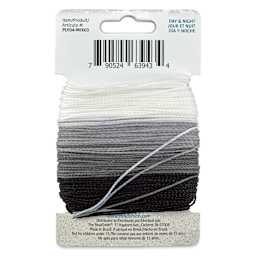 Beadsmith Knot-It Waxed Brazilian Cord - Day and Night, back of the packaging