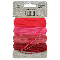 Beadsmith Knot-It Waxed Brazilian Cord - Floral Vibes, back of the packaging