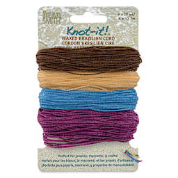 Beadsmith Knot-It Waxed Brazilian Cord - Adventure's Calling, front of the packaging