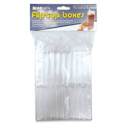 Beadsmith Bead Storage Boxes - Front view of bag of 20 3" tall Boxes