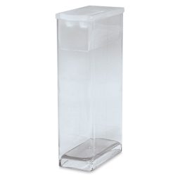 Beadsmith Bead Storage Boxes - Angled view of 1 7/8" tall Clear Box 