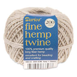Darice Hemp Cord - Natural, 200 ft