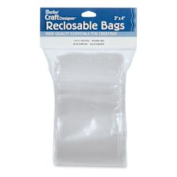 Darice Polybags - Reclosable, Pkg of 100, 3" x 4"