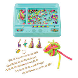 Make it Real Neo-Brite Chains & Charms Kit - Components shown without Play Tray
