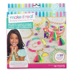 Make it Real Neo-Brite Chains & Charms Kit - Front of package
