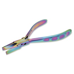Beadsmith Chroma Flat Nose Pliers, Side view.