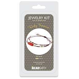 Beadsmith Jewelry Kit Bracelets - Front view of Ruby Treasure package