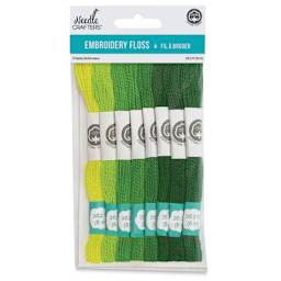 Needle Crafters Embroidery Floss Packs - Go Green (In packaging)