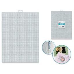 Needle Crafters Plastic Canvas - Clear, 10-1/2" W x 13-1/2 L (Shown with completed project)