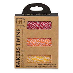 Hemptique Bakers Twine - Sunset Island, Pkg of 3 (In packaging)