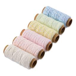 Hemptique Bakers Twine - Creamy Pastel, Pkg of 6 (Out of packaging)