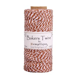 Bakers Twine Spools Light Brown/White