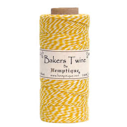 Bakers Twine Spools Yellow/White