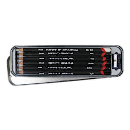 Charcoal Pencil Sets 6-Pencil Set  - Tin Box