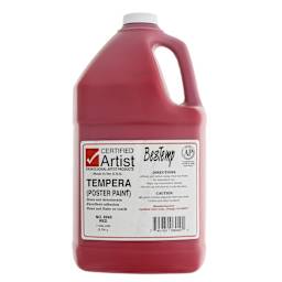 Bestemp Tempera Paint - Red,  Gallon