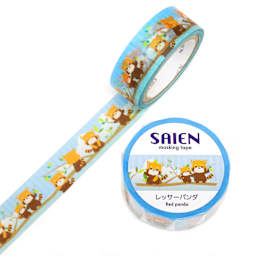 Saien Masking Tape, Red Panda