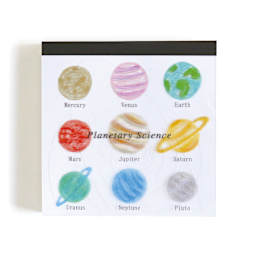 Green Flash Study Holic Square Memo Pad, Planetary Science