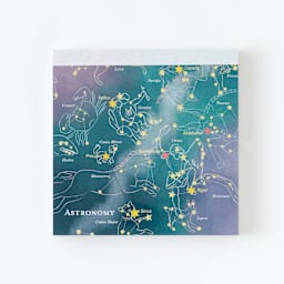 Green Flash Study Holic Square Memo Pad, Astronomy/Orion