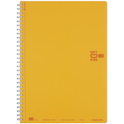 KOKUYO B5 Notebook, 80 Sheets, Orange, Ruled