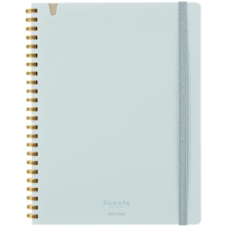 KOKUYO A5 Notebook, 80 Sheets, Light Blue, Grid