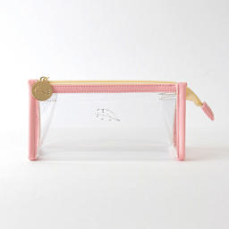 Green Flash Animal Series Clear Pen Pouch, Axolotl